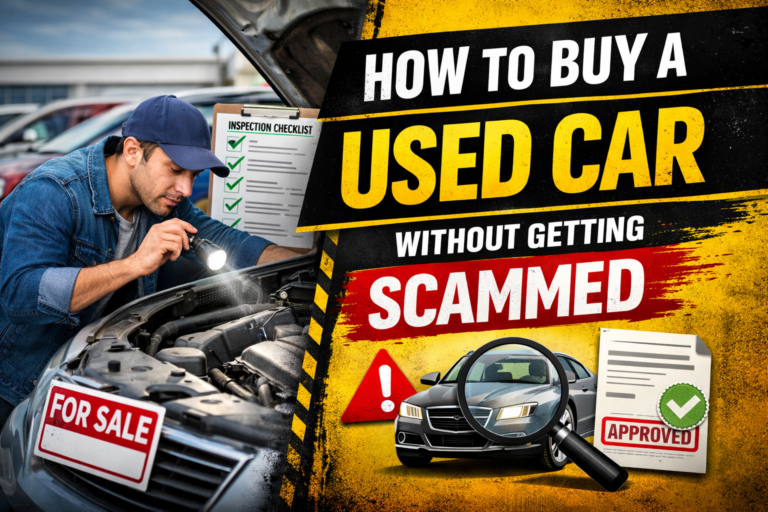 How to Buy a used car without being Scammed