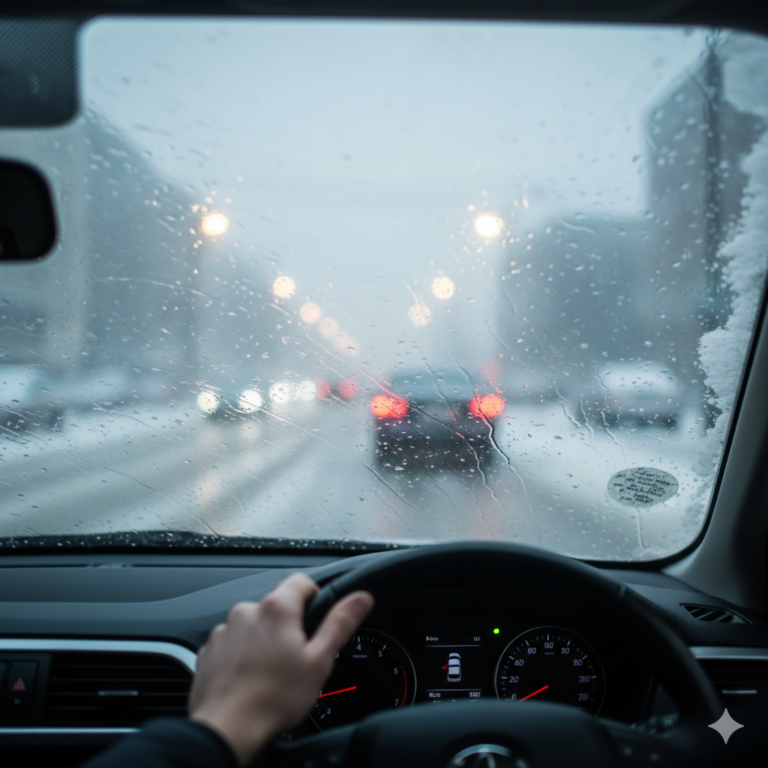 How to avoid blurry windshields in bad rainy weather